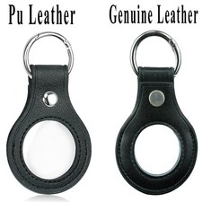 AA Coin Holder Keychain With Pu/Genuine Leather Fit For AA Token Sober Gifts 2Pc