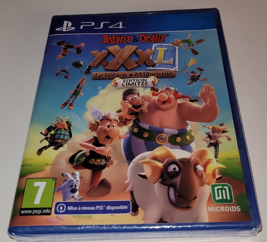 Jeu PS4 Astérix & Obélix XXXL Le Bélier D'Hibernie - Neuf Sous Blister - Version Française