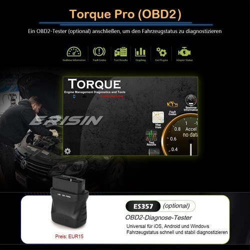 8-Kern Android 13 Autoradio GPS DAB+ CD Ford C/S-Max Focus Fiesta Transit Galaxy - Bild 19 von 21