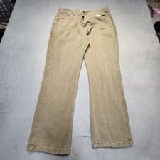 Trust Jeans Mens 34x29 Brown Relaxed Fit Straight Leg Hip Hop Skater Grunge