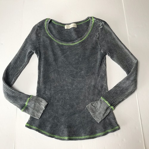 Vintage Havana Shirt Women Small Thermal Skull Grunge Cyber Mall Goth Skate Y2K - Picture 12 of 12
