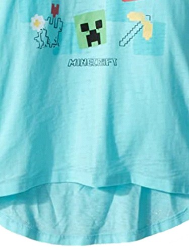 MInecraft Overworld Little GIrl's T-Shirt - Size: XS 4-5 -NEW - Picture 3 of 3