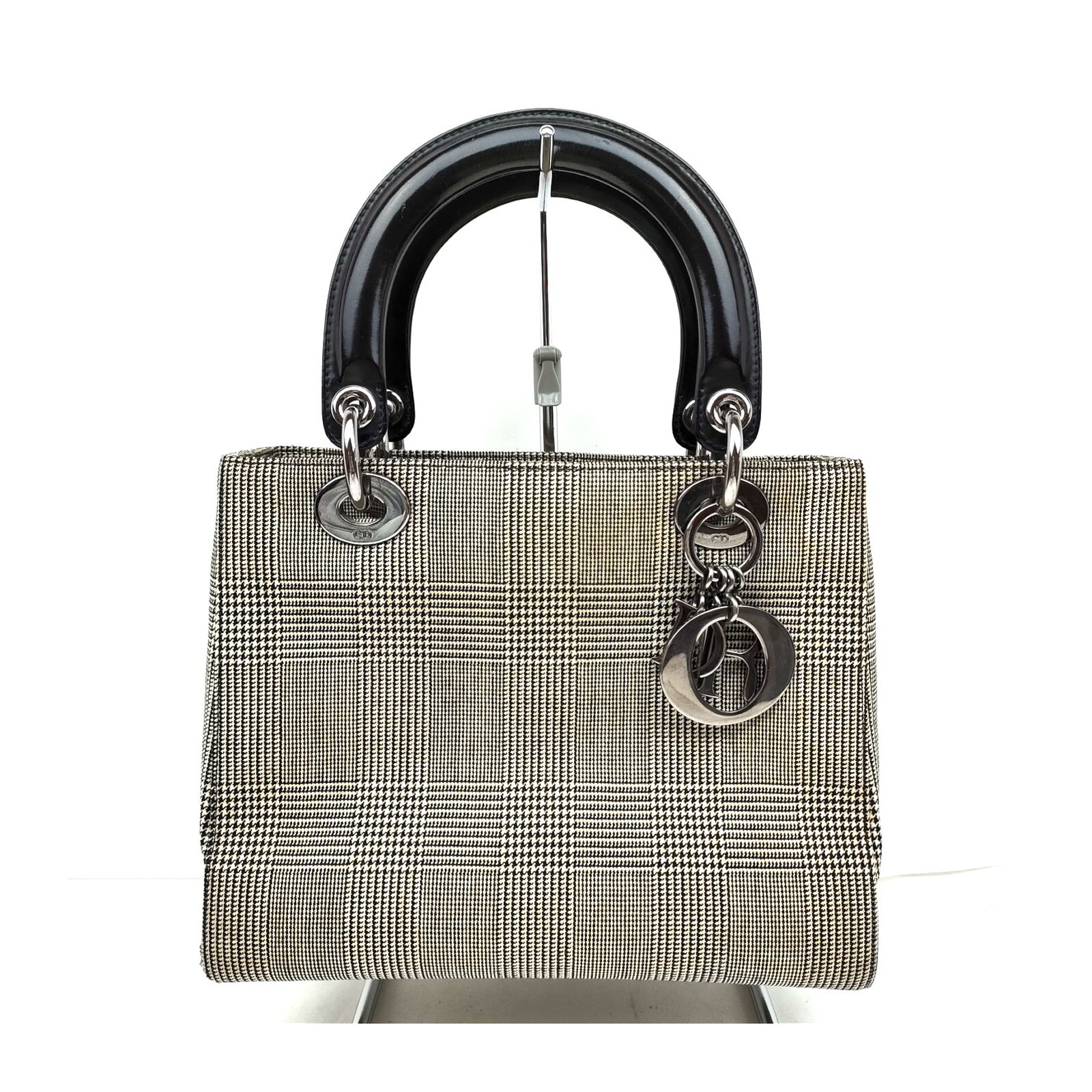 Christian Dior Hand Bag Black Canvas 2440798 Gem