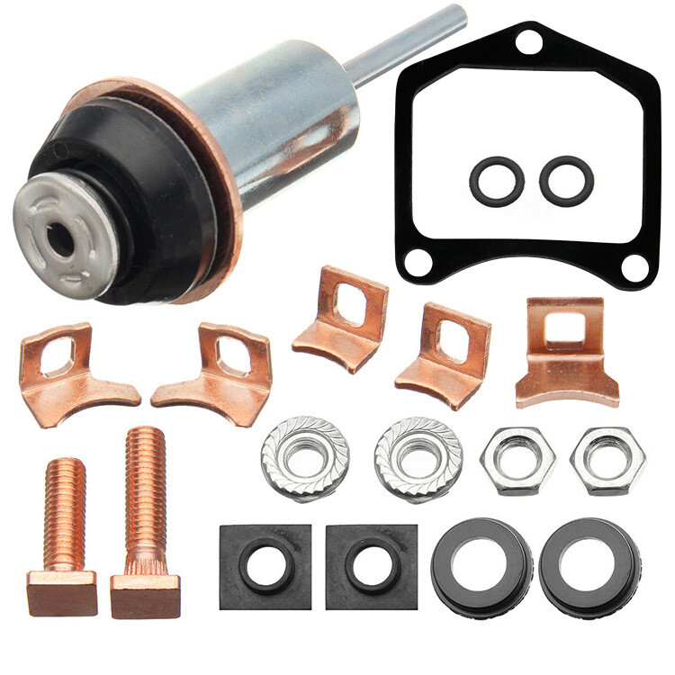 FOR DENSO STARTER SOLENOID REPAIR REBUILD KIT PLUNGER/CONTACTS