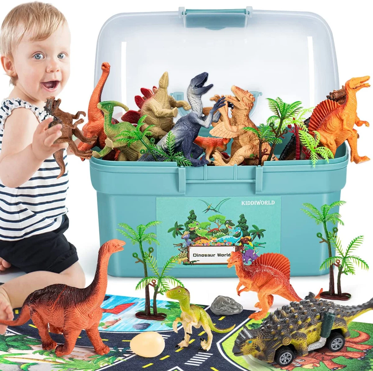 Kids Dinosaur Toys for 3 4 5 Year Old Boys Birthday Gifts, for Kids 3-5-7,  Dino