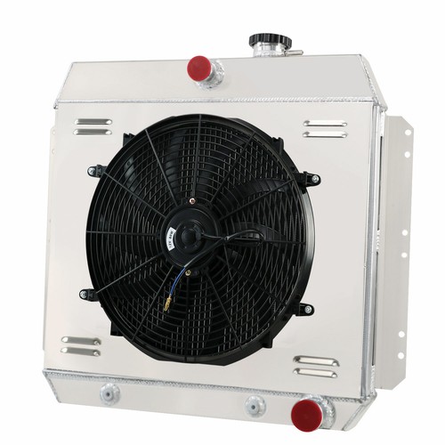 3 Row Radiator Shroud Fan For Chevy Bel Air Fleetline Styleline Deluxe V8 49-54 - Bild 3 von 10
