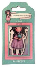 Gorjuss Girls Collectable Mini 24 SUNDAE Cling Rubber Stamp-Stamping Craft