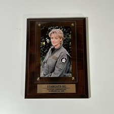Stargate-SG 2005 Burbank CA Convention Collectors Plaque Framed Photo Wall AS IS