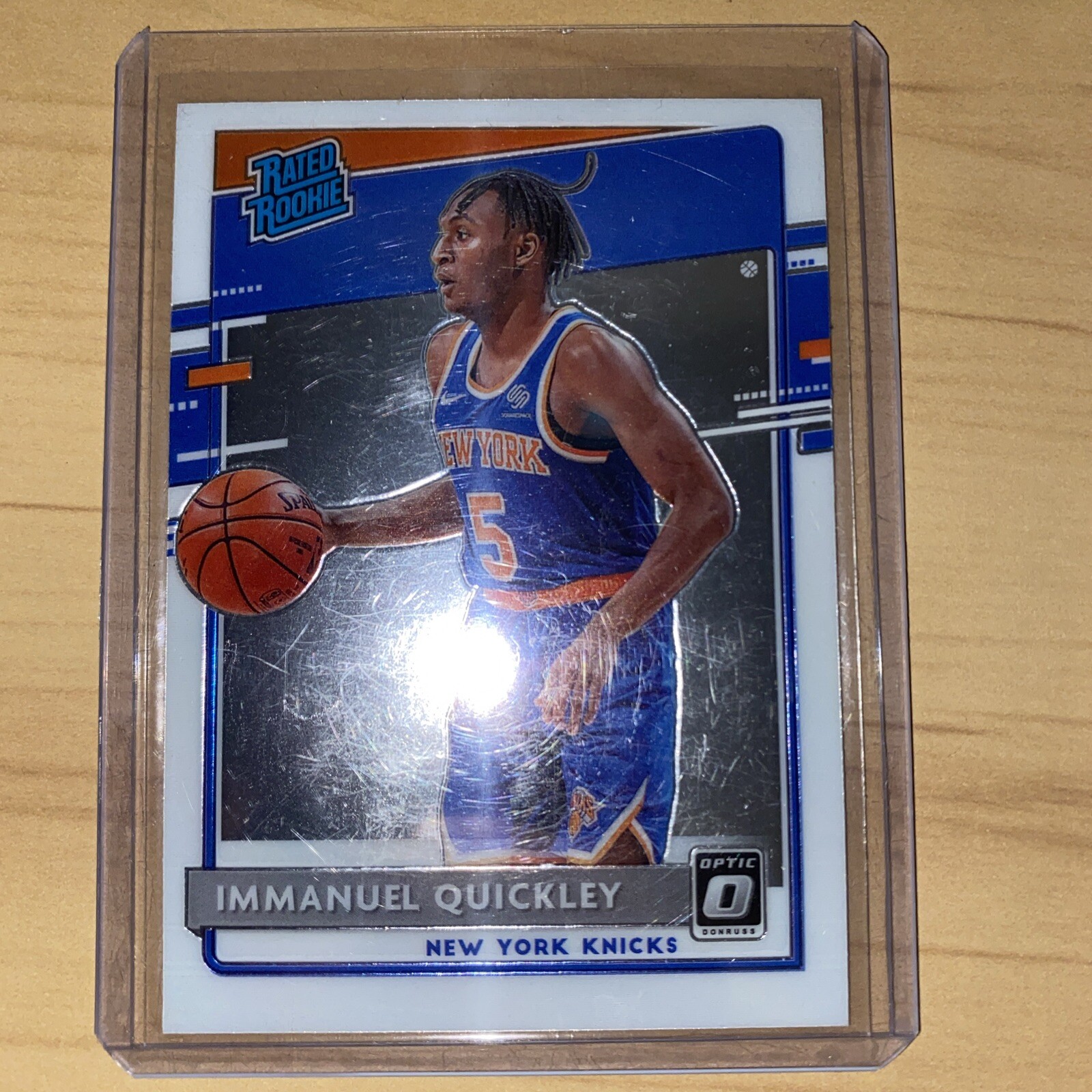 2020-21 Donruss Optic IMMANUEL QUICKLEY #175 RC “Rated Rookie” New York Knicks
