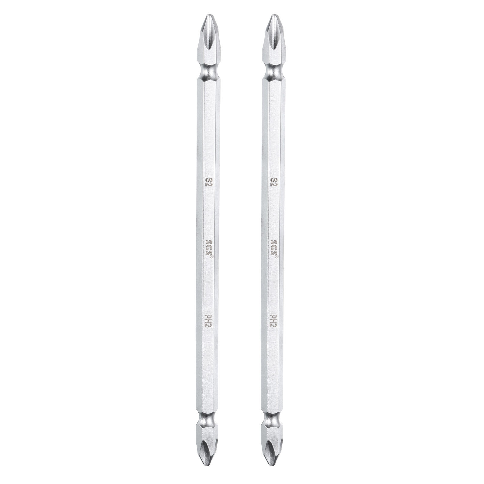 2pcs PH2 Magnetic Double-Ended Screwdriver Bit 150mm