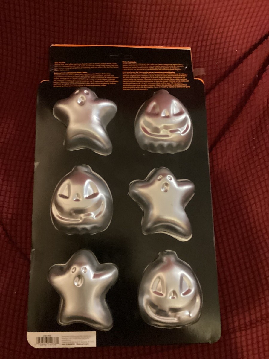 Mini Ghosts and Pumpkins Pan from Wilton 188 NEW | eBay Mini Ghosts and Pumpkins Pan from Wilton 188 NEW | eBay