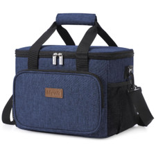 Borsa Termica 15L, Porta Pranzo (24 Lattine) Viaggio Ufficio Spiaggia Campeggio.