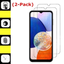 2-Pack Premium Real Tempered Glass Screen Protector For Samsung Galaxy A14 5G
