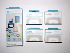 Martha Stewart Frame Border Punch Starter Set & 4 Frame Border Cartrigdes LOT