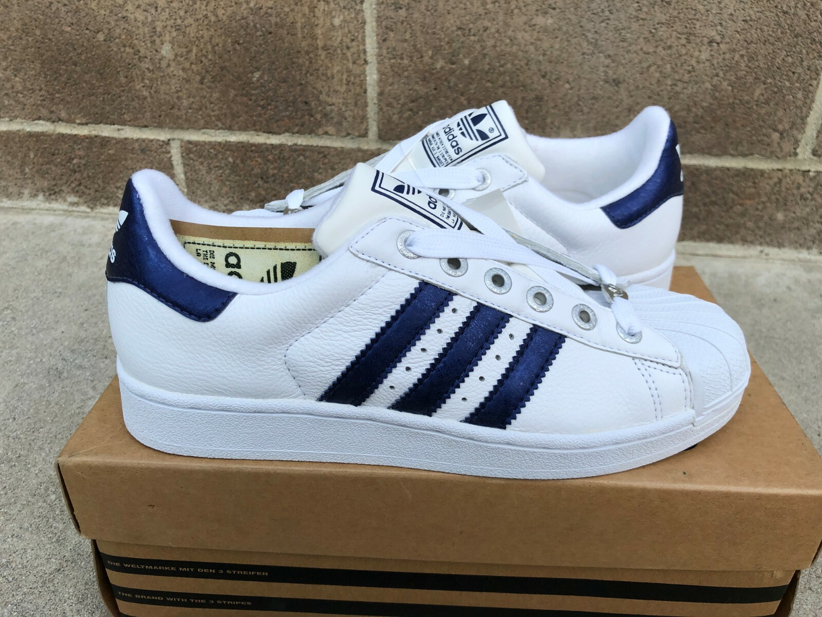 superstars weiß blau