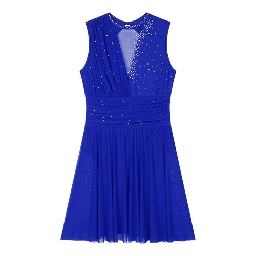 Damen Tanzbekleidung Lyrisch Kostüm Funkeln Kleid Training Kleider Gymnastik - 第 33/69 張圖片