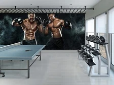 3D Muscular Man O2101 Wallpaper Wall Murals Removable Wallpaper Sticker Fay