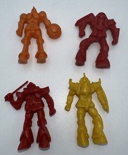 Rigo Plastic Robot Mini Figures Lot of 4 Different