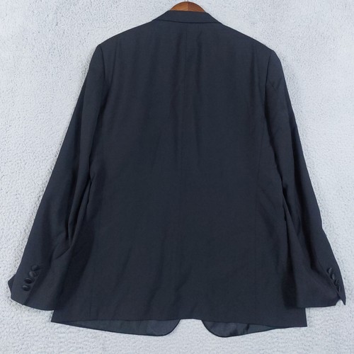 Hugo Boss Tuxedo Blazer Mens 42R (Chest 44) Black 100% Wool Satin Lapels Jacket - Picture 14 of 17