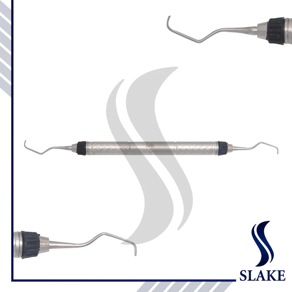 Juego de 7 Escaladores Higiene Quirúrgica Mango Hueco Perio Curetas Dentales Gracey Nuevos Foto 4 de 4