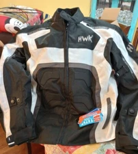 HWK Motorsports Men's Sz L, Removable Liner, Ventilated. Nwt