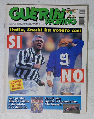 I115011 Guerin Sportivo a. LXXXIII n. 12 1995 - Alberto Tomba - Ferrari Formula1 - Imagen 1 de 4