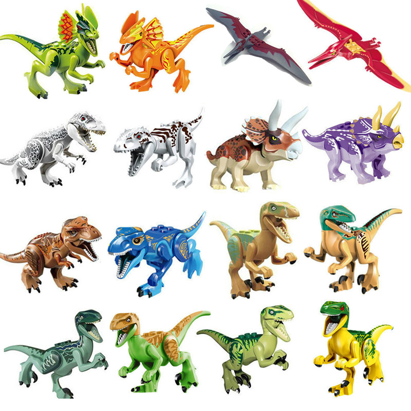 building block dinosaurs