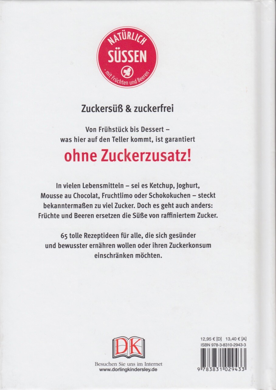 Thumbnail - Sue Quinn Natürlich Süßen Mit Früchten Und Beeren Buch Gebunden