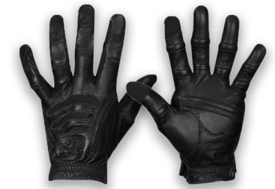 Bionic Gloves Men's Premium Driving Gloves Small Black Cabretta Leather Pair
