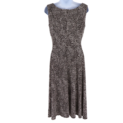 Perceptions Fit & Flare Dress Womens Sz 6P Brown Leaves Sleeveless Empire Waist | eBay Perceptions Fit & Flare Dress Womens Sz 6P Brown Leaves Sleeveless Empire Waist | eBay