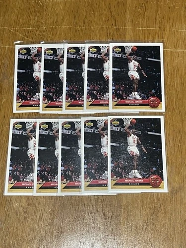 (10) 1992-93 UPPER DECK McDONALD’S #P5 MICHAEL JORDAN CARD LOT CHICAGO BULLS
