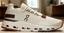 ON Running Brand Cloudnova 2 White/Maroon Wom...