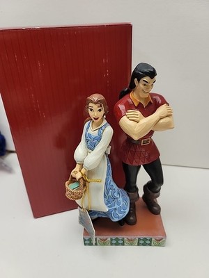 Disney Traditions Jim Shore ''Brilliant & Boorish'' Gaston vs Belle 