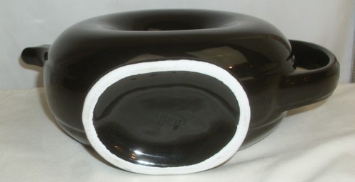 HALL CHINA DONUT TEA POT IN BLACK - Picture 6 of 6