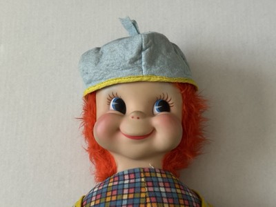 Vintage Rushton Jack Jill Rubber Face Dolls Set Of 2 Boy Girl