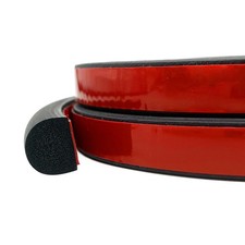 D Shape Weather Stripping Self-Adhesive Rubber Seal Strip Rubber Gasket for f...