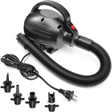 Electric Air Pump for Inflatables, 4 Nozzles, 110-120V AC 400W 