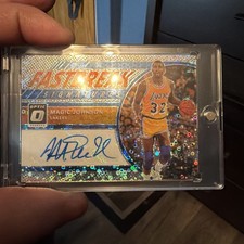 2017-18 Panini Donruss Optic - Fast Break Signatures Magic Johnson #FB-MJS (AU)