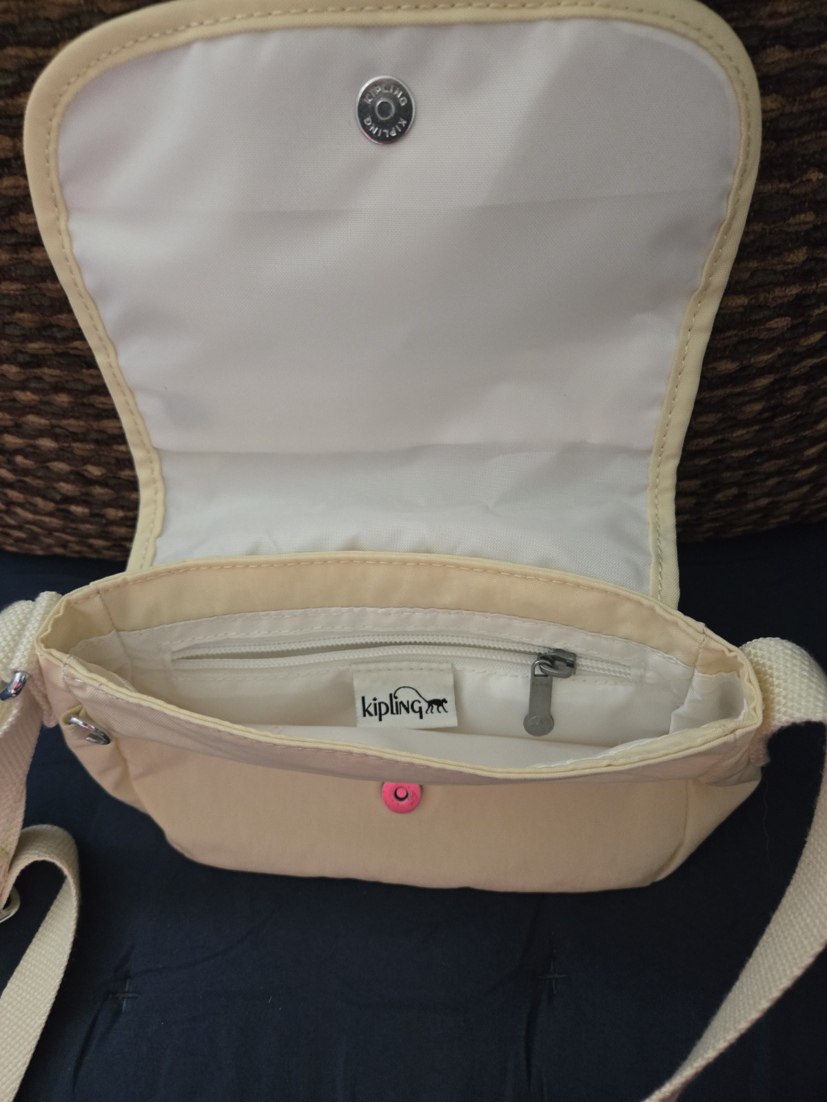 Kipling  Yellow Adjustable Small Crossbody Should… - image 3