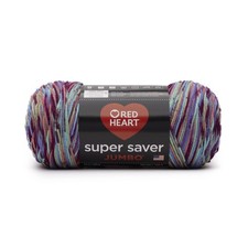 Super Saver Jumbo 4 Medium Acrylic Yarn, Starburst Print 10oz/283g, 482 Yards