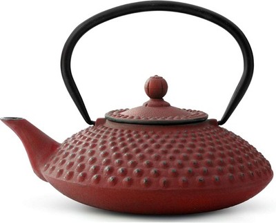 Bredemeijer Xilin Teapot, Red, 1.25 Litre