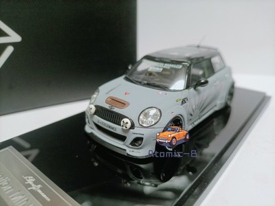 Engup 1:43 BMW Mini Wide Body Automodell LB Mini Cooper R56 Schlacht Grau
