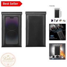 Versatile Faraday Key Fob Protector Cell Phone Bag - Waterproof EMP Proof