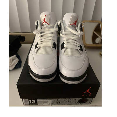 Jordan Air Jordan 4 Retro OG White Cement 2016 Leather 840606-192