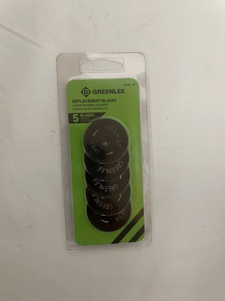 Qty 5 Greenlee Replacement Blades 1941-5 For use With MC Cable Cutter # 0952-01 - Image 2 of 4