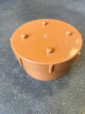 Access cap Terracotta underground 110mm 4'' rodding point soil drainage screwed