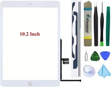 for iPad 7/8 Touch Screen Replacement A2197 A2198 A2200 A2270 A2428 White