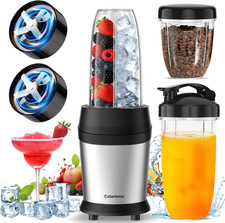 Colarlemo 1200W Smoothie Blender, Personal Kitchen Blender, Ice Crushing