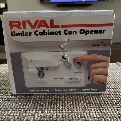 Vintage Rival Under Cabinet Can Opener & Knife Sharpener 7507