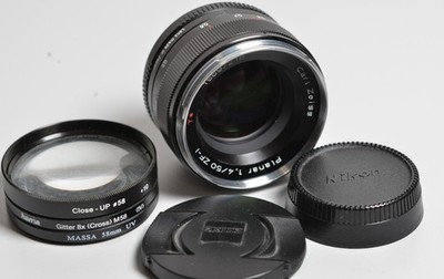 ZEISS PLANAR 50MM 1,4 ZF (NIKON)  I   T- STERN